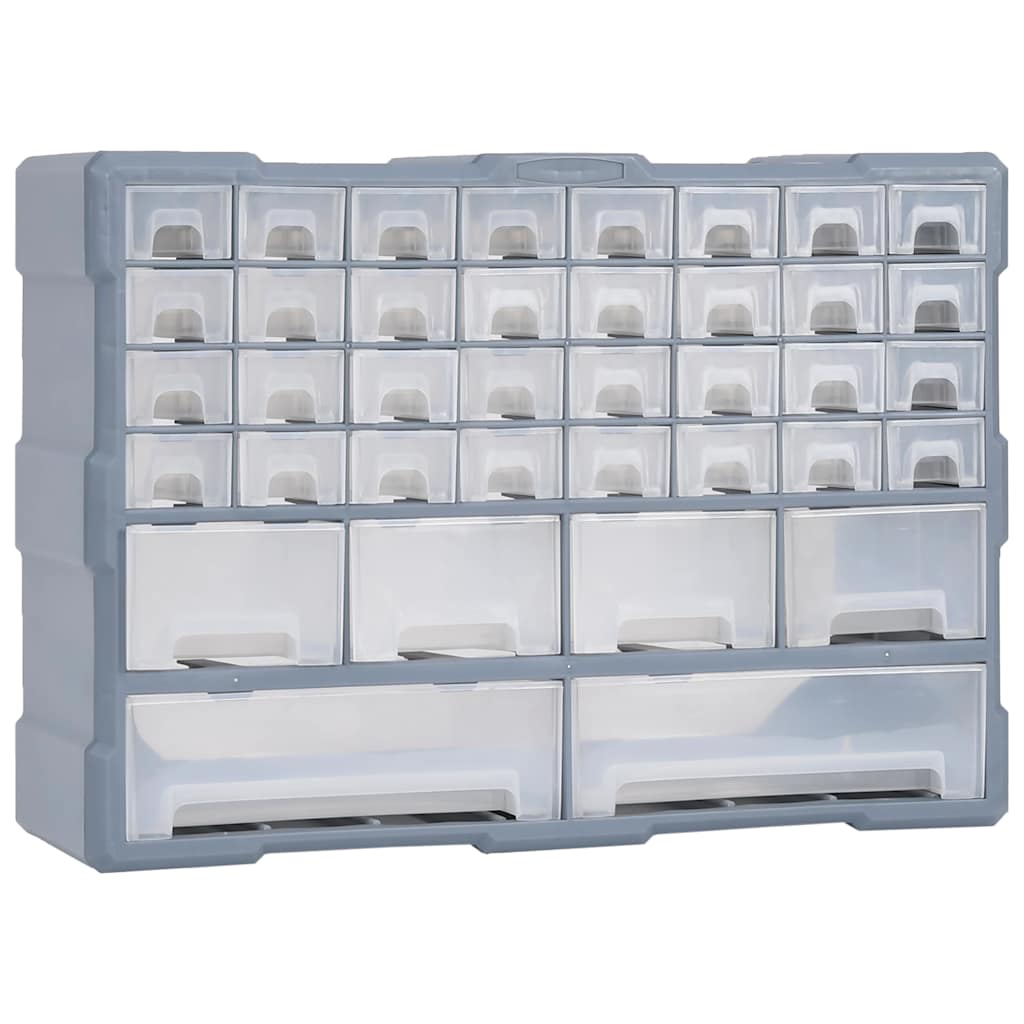 vidaXL Sortimentskåp med 38 lådor 52x16x37,5 cm