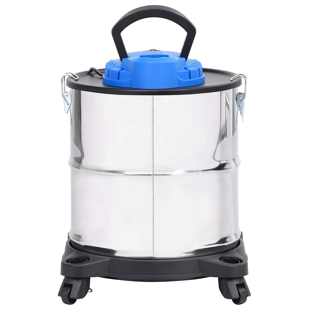vidaXL Asksug med HEPA-filter 1200 W 20 L rostfritt stål