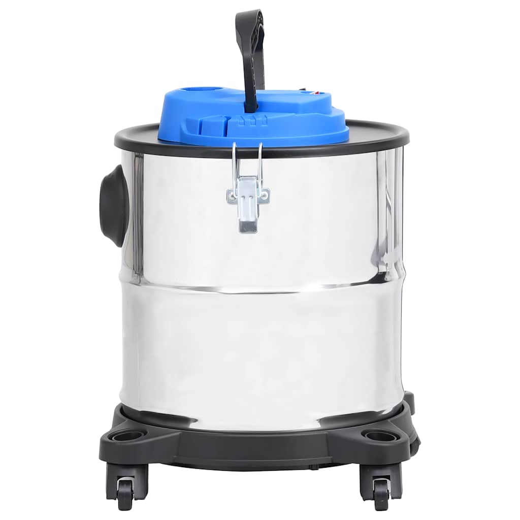 vidaXL Asksug med HEPA-filter 1200 W 20 L rostfritt stål