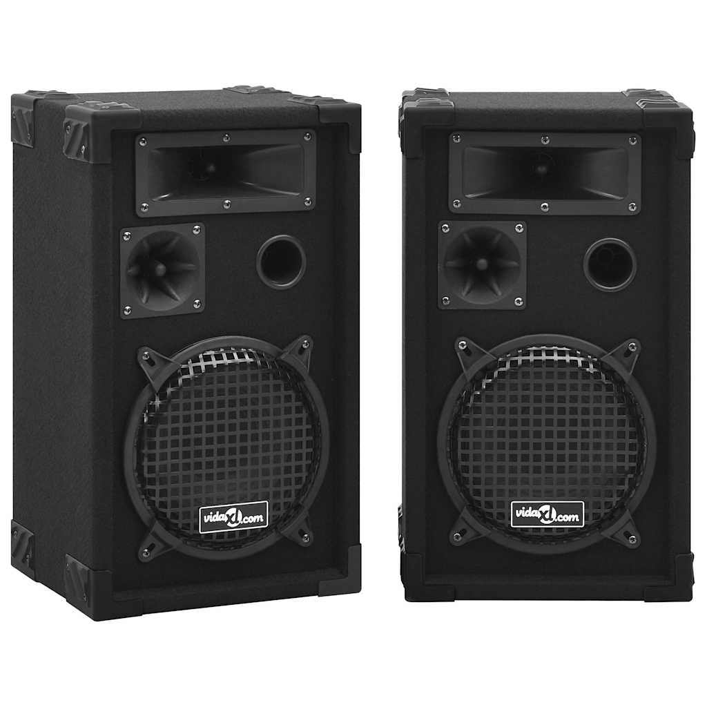 vidaXL Passiva PA-högtalare 2 st 800 W svart