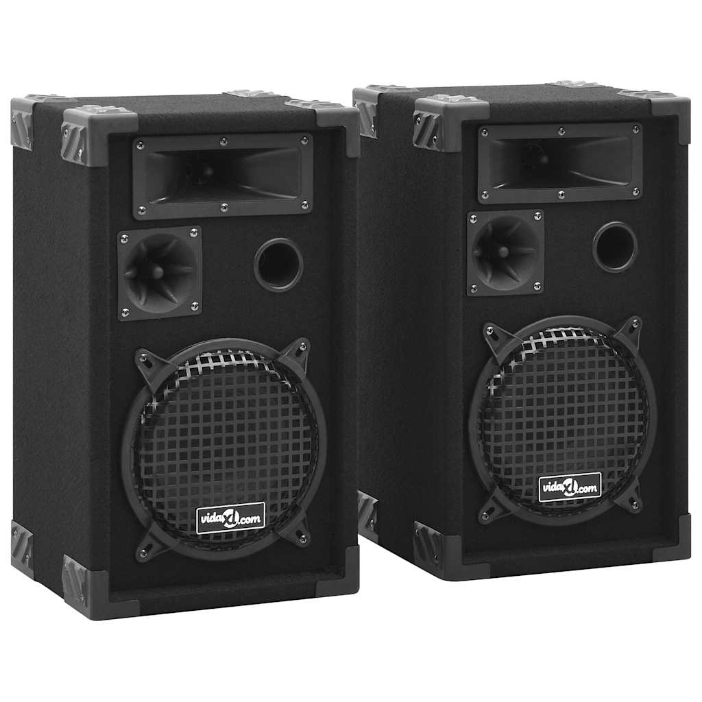 vidaXL Passiva PA-högtalare 2 st 800 W svart