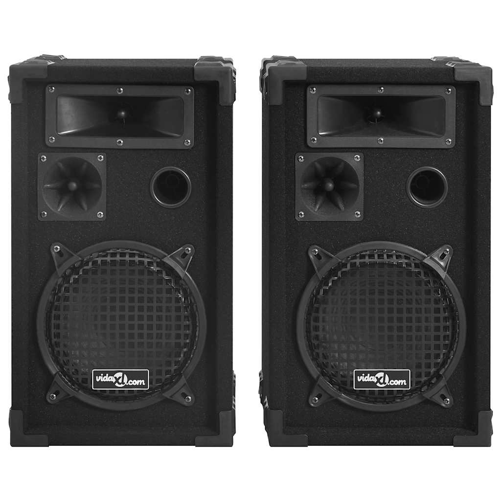 vidaXL Passiva PA-högtalare 2 st 800 W svart