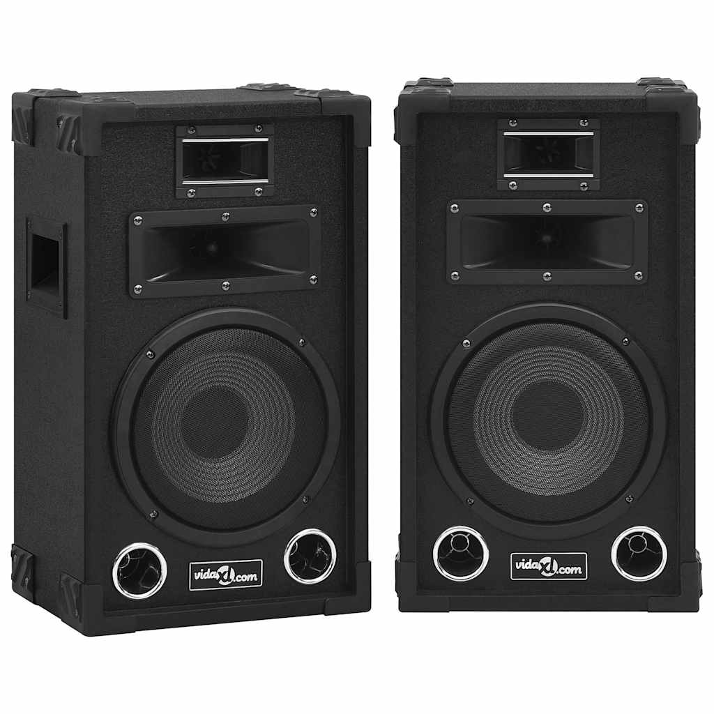 vidaXL Passiva PA-högtalare 2 st 800 W svart