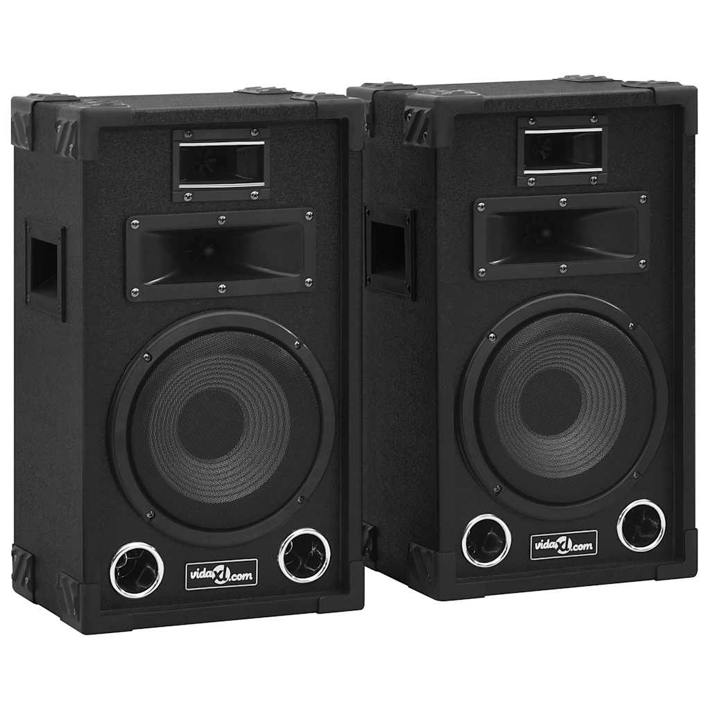 vidaXL Passiva PA-högtalare 2 st 800 W svart