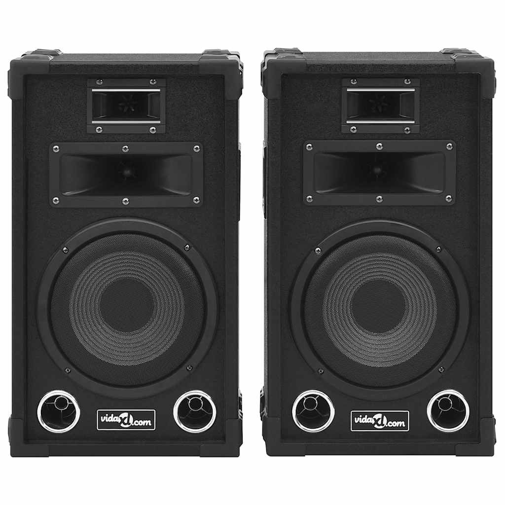 vidaXL Passiva PA-högtalare 2 st 800 W svart