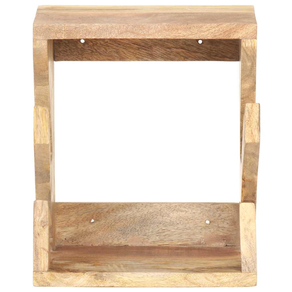 vidaXL Väggmonterad skateboardhållare 25x20x30 cm massivt mangoträ