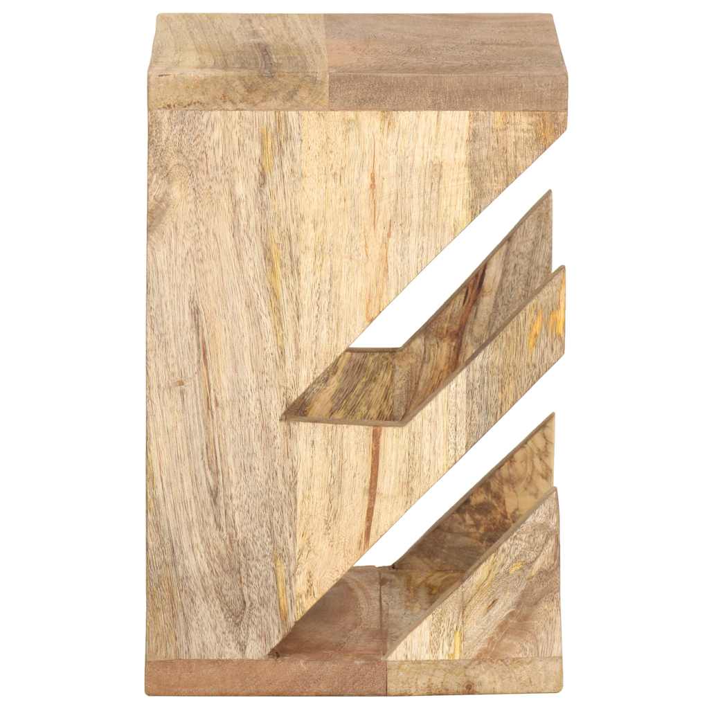 vidaXL Väggmonterad skateboardhållare 25x20x30 cm massivt mangoträ