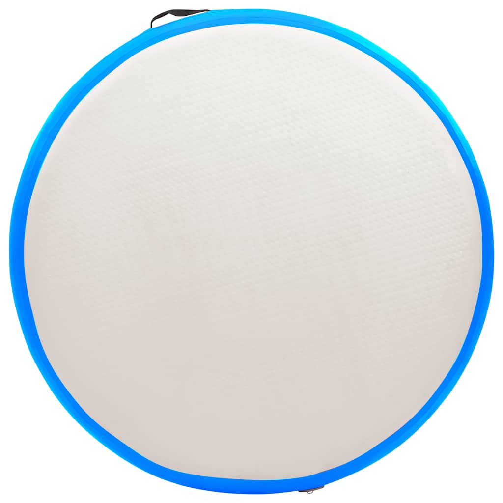 vidaXL Uppblåsbar gymnastikmatta med pump 100x100x10 cm PVC blå