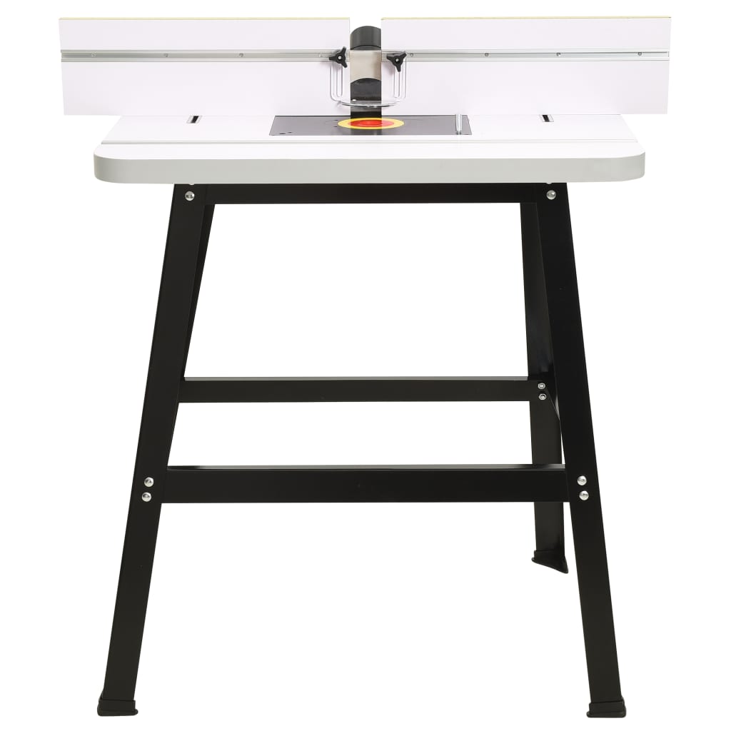 vidaXL Bord för handöverfräs stål och MDF 81x61x88 cm
