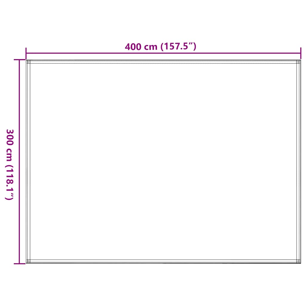 vidaXL Tältmatta 300x400 cm taupe