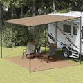 vidaXL Tältmatta 300x400 cm taupe
