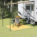 vidaXL Tältmatta 200x200 cm beige