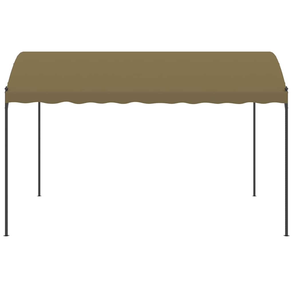 vidaXL Paviljong 4x3x2,6 m taupe 180 g/m²