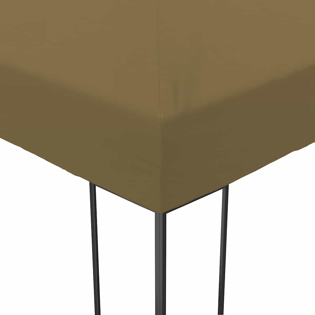 vidaXL Paviljong 6x3x2,7 m taupe 180 g/m²