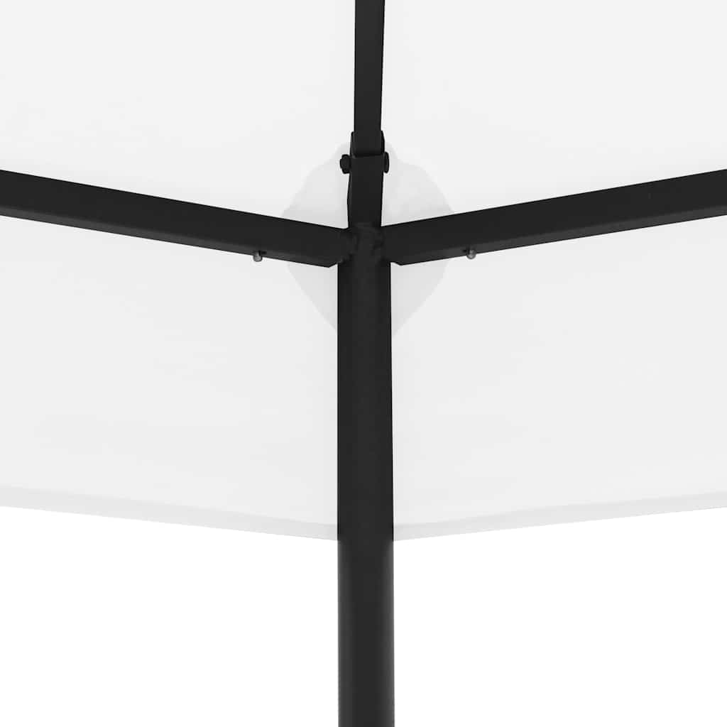 vidaXL Paviljong 323x275x265 cm vit 180 g/m²