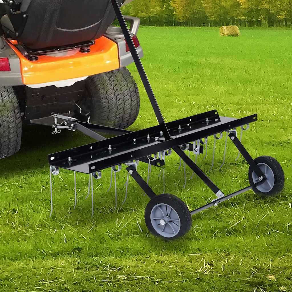 vidaXL Mossrivare för åkgräsklippare 100 cm
