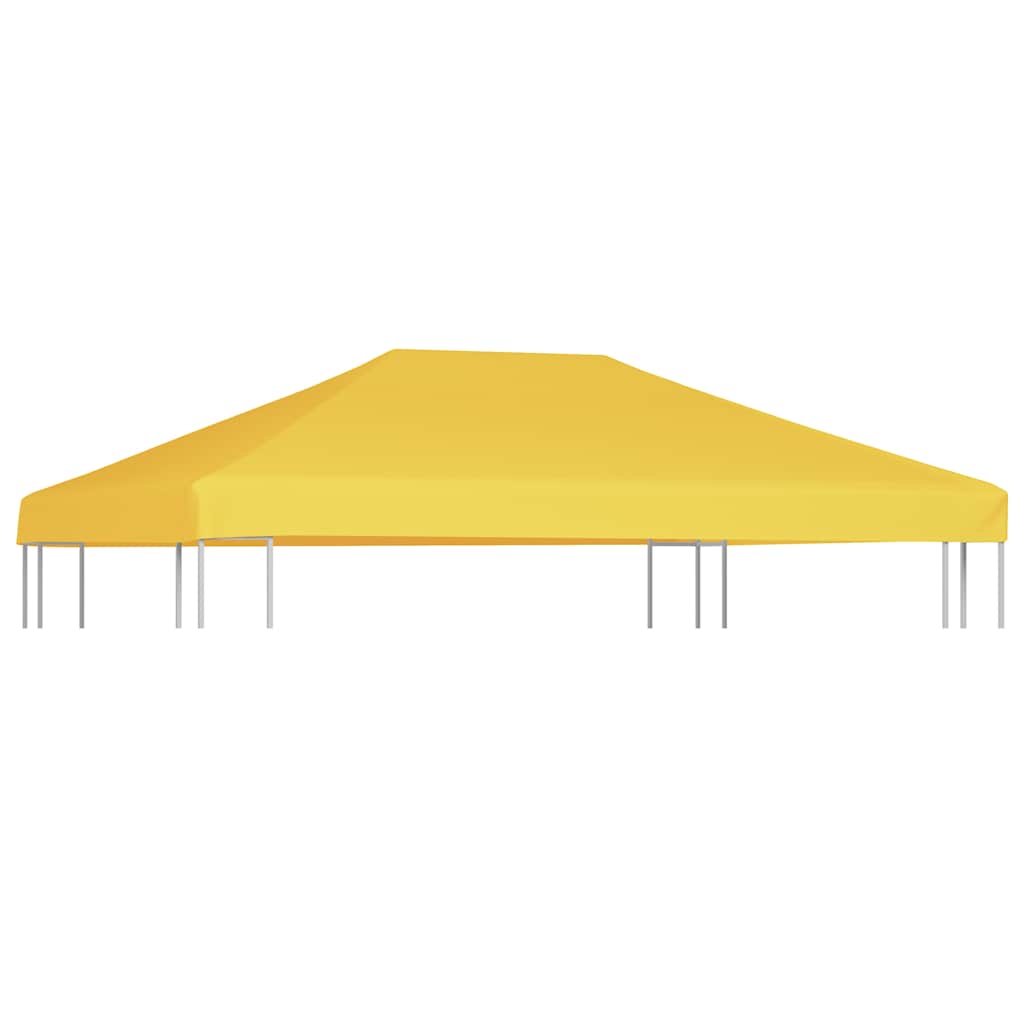 vidaXL Paviljongtak 270 g/m² 4x3 m gul
