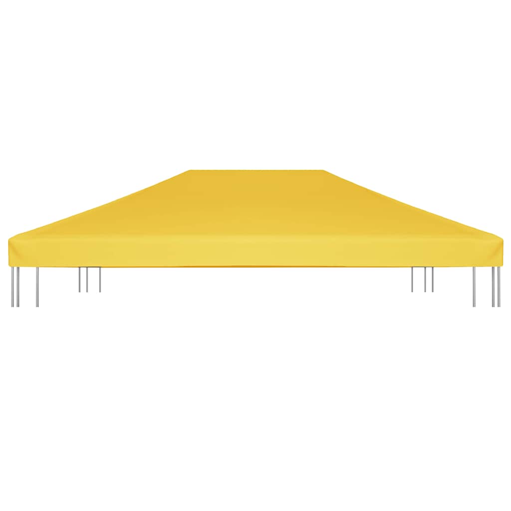 vidaXL Paviljongtak 270 g/m² 4x3 m gul