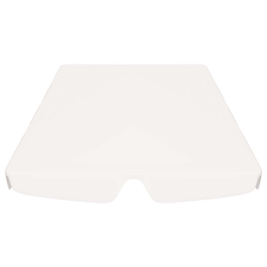 vidaXL Reservtak för hammock vit 188/168x145/110 cm