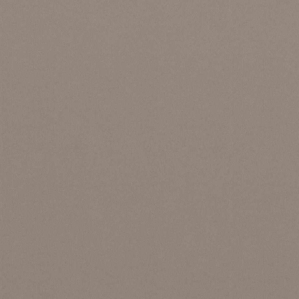 vidaXL Balkongskärm taupe 75x500 cm oxfordtyg