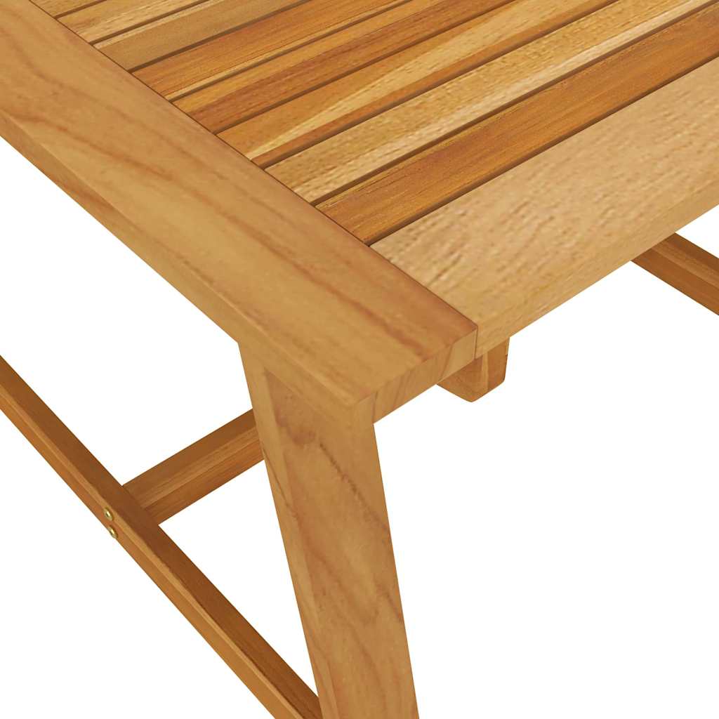 vidaXL Trädgårdsbord 88x88x74 cm massivt akaciaträ