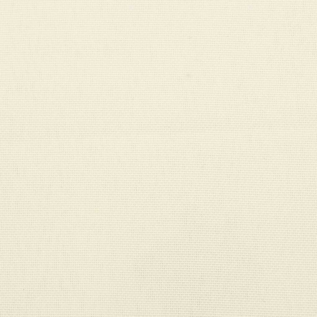 vidaXL Stolsdynor 2 st gräddvit 40x40x3 cm oxfordtyg