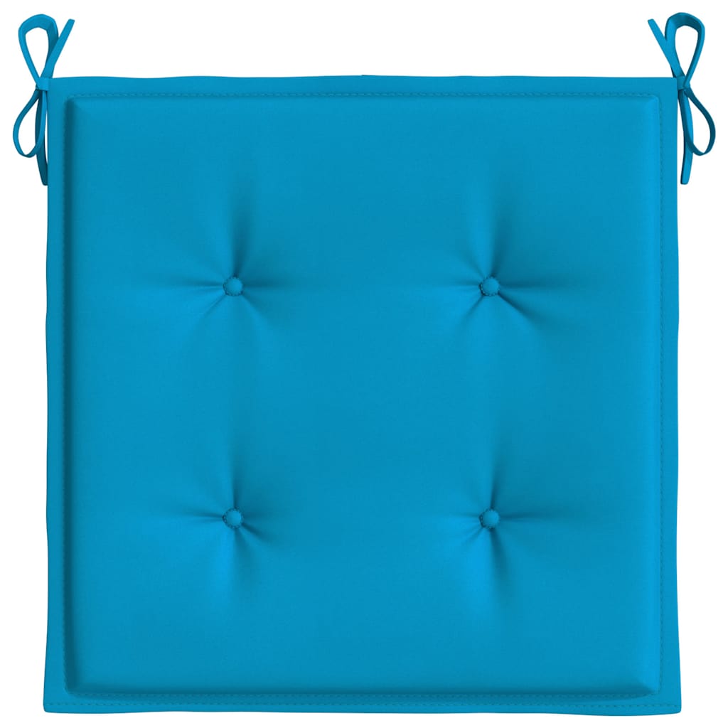 vidaXL Stolsdynor 6 st blå 50x50x3 cm oxfordtyg