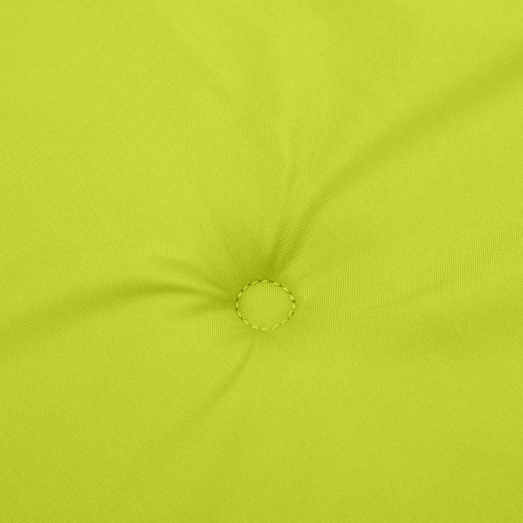 vidaXL Bänkdyna för trädgården ljusgrön 120x50x3 cm oxfordtyg