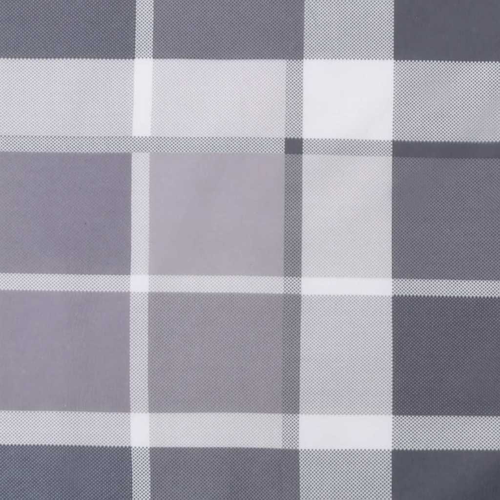 vidaXL Bänkdyna för trädgården grårutig 180x50x3 cm tyg