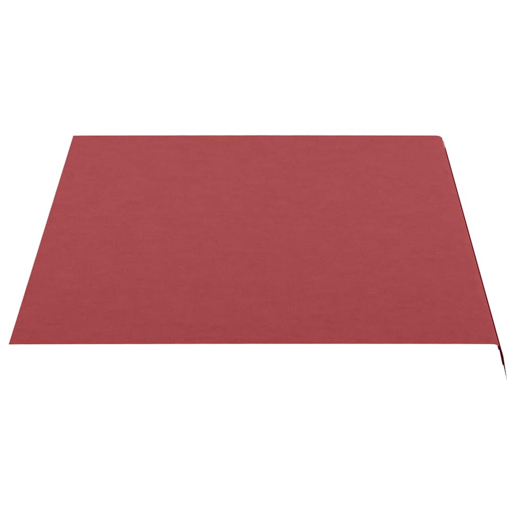 vidaXL Ersättningstyg för markis vinröd 350x250 cm polyester