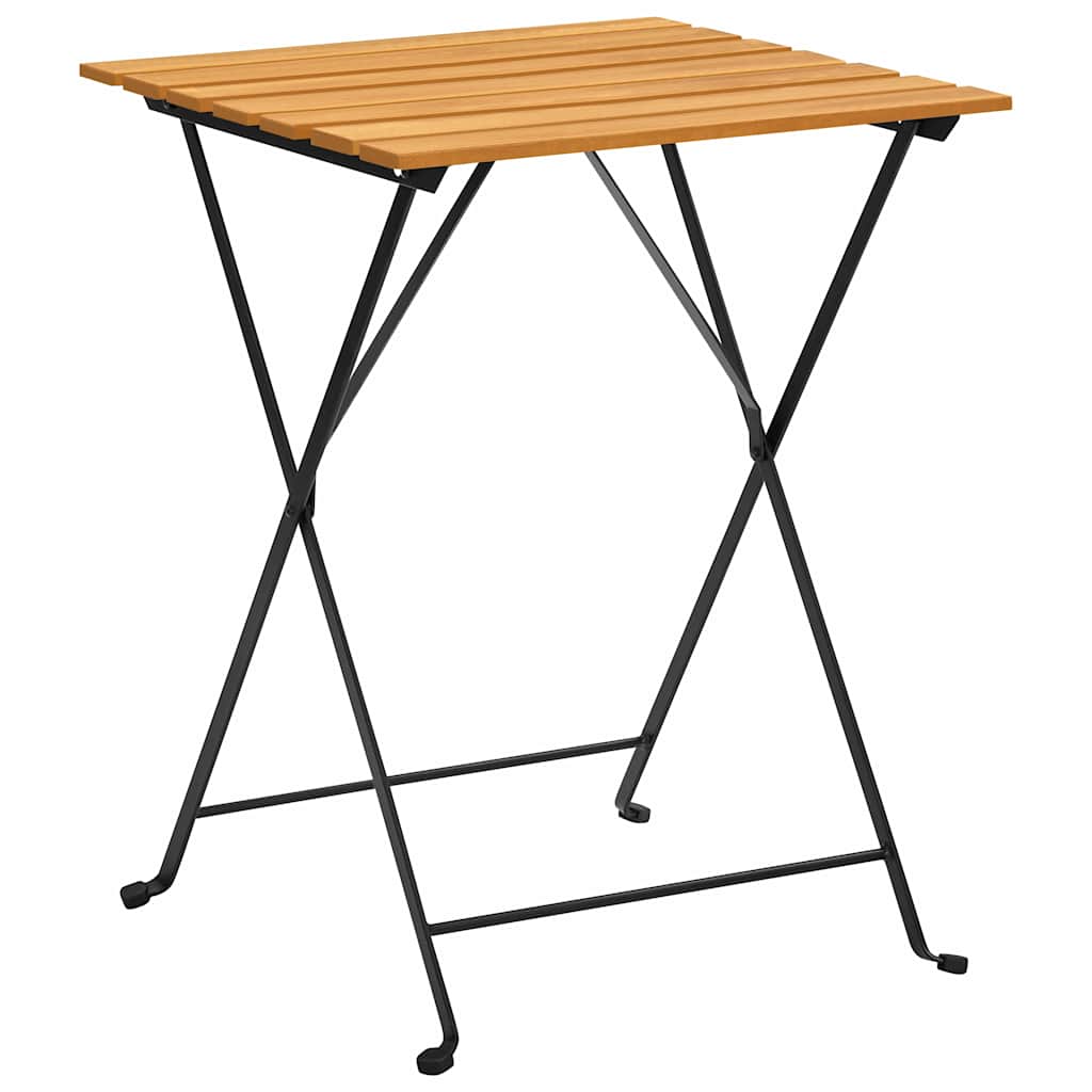 vidaXL Cafébord 55x54x71 cm massivt akaciaträ