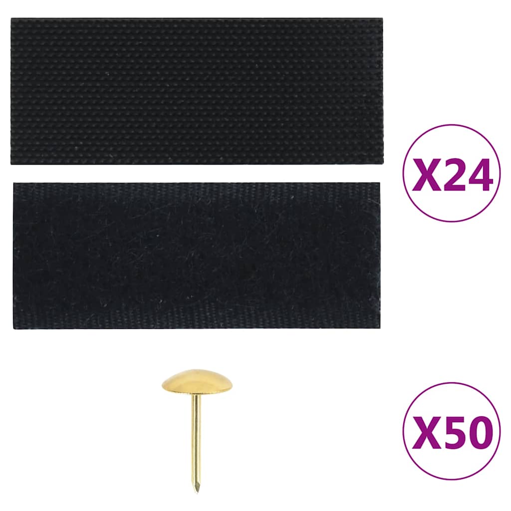 vidaXL Insektsdraperier 2 st med magneter svart 230x160 cm