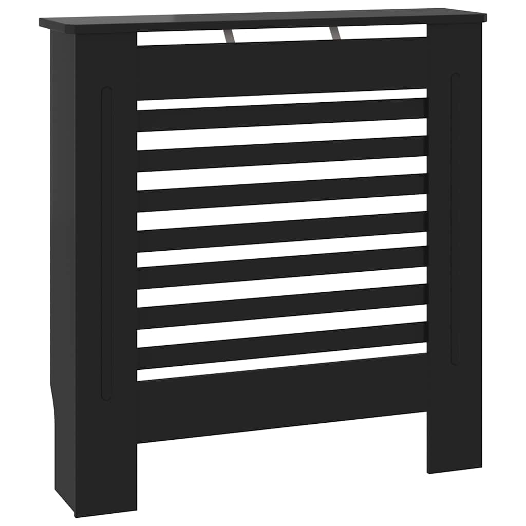 vidaXL Elementskydd MDF svart 78 cm