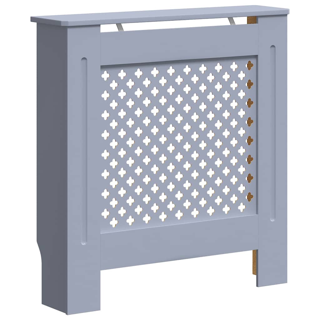 vidaXL Elementskydd MDF grå 78 cm