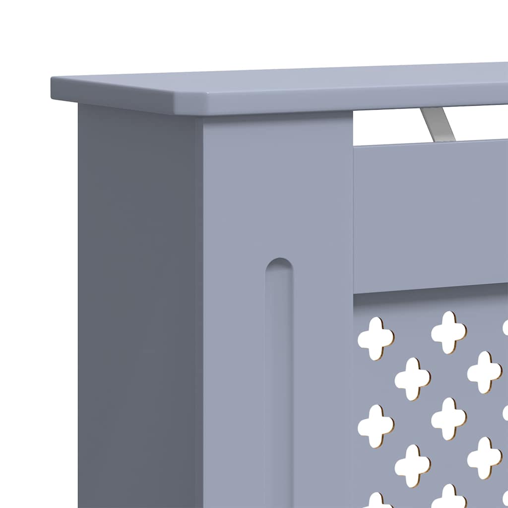 vidaXL Elementskydd MDF grå 78 cm