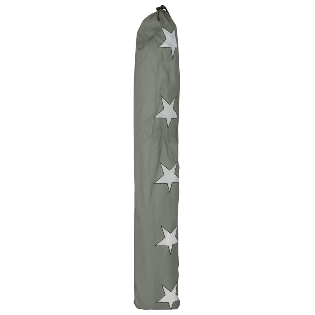 vidaXL Tipitält för barn polyester med väska grå 115x115x160 cm