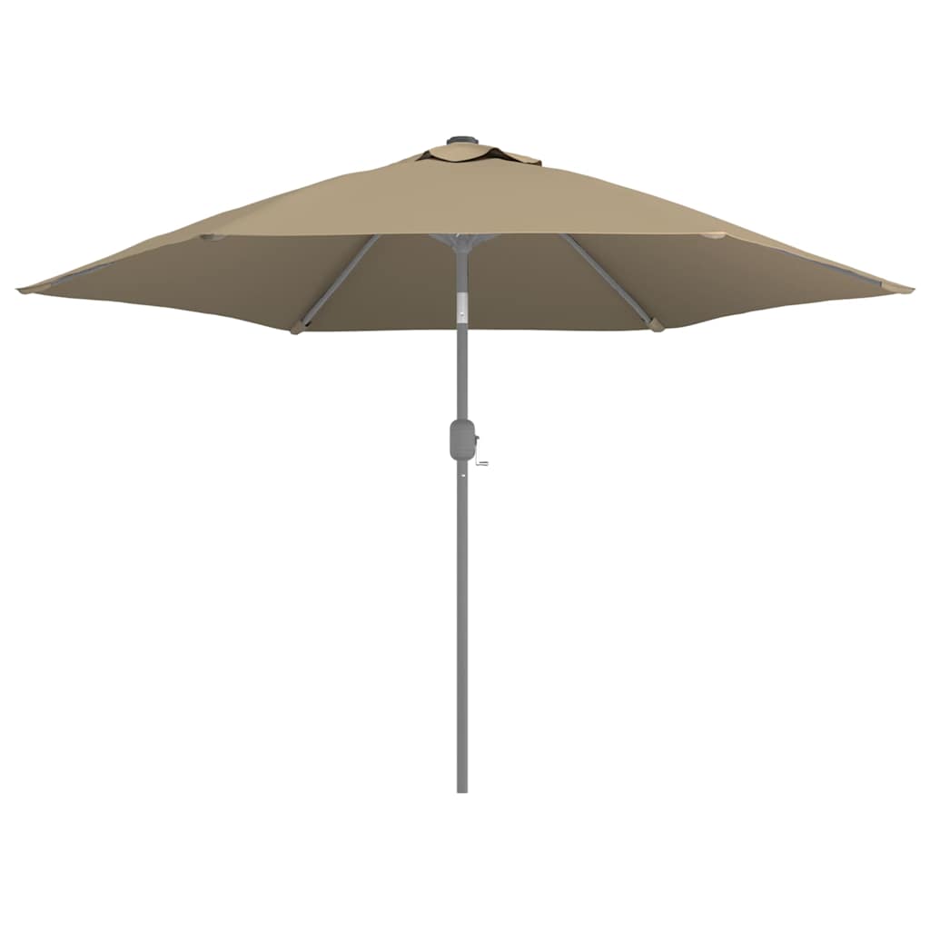 vidaXL Reservtyg för parasoll taupe 300 cm