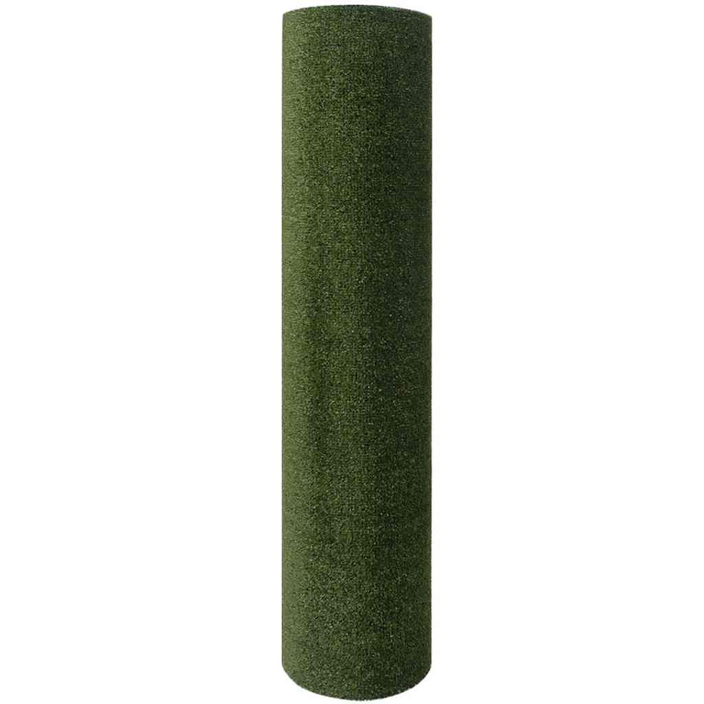 vidaXL Konstgräsmatta 7/9 mm 0,5x5 m grön