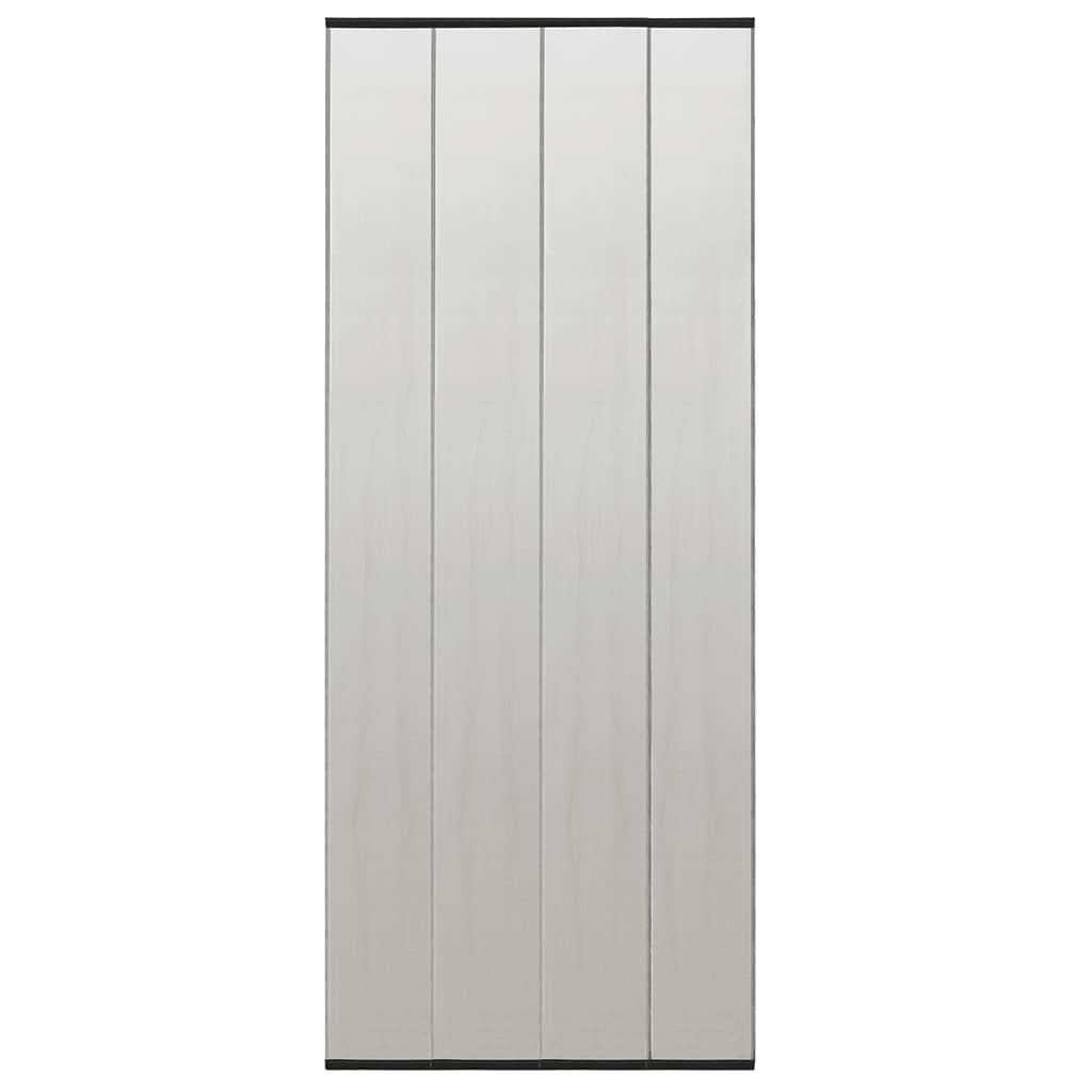 vidaXL Insektsnät för dörr svart 100x220 cm polyester
