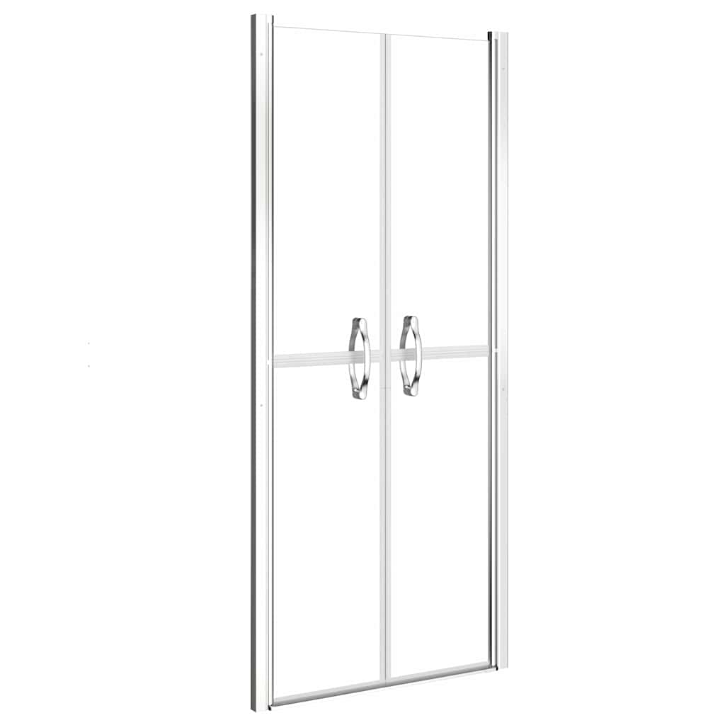 vidaXL Duschdörr klar ESG 91x190 cm