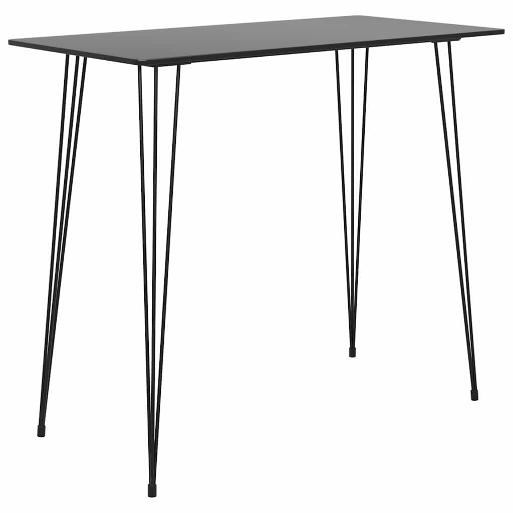 vidaXL Bargrupp 5 delar svart