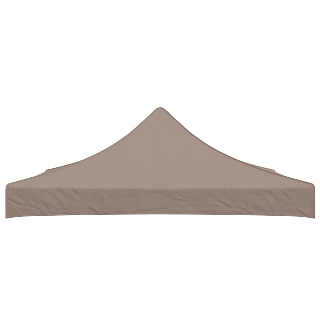 vidaXL Tak till partytält 3x3 m taupe 270 g/m²