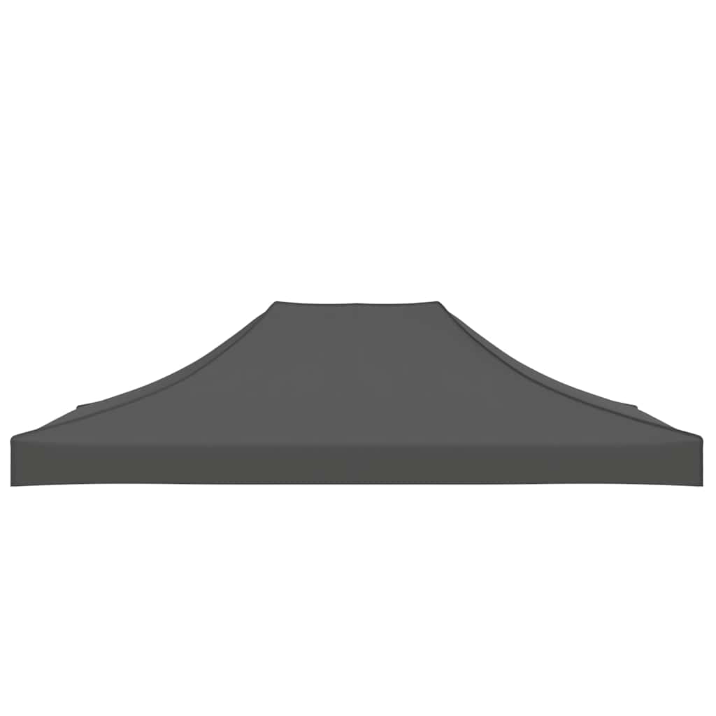 vidaXL Tak till partytält 4x3 m antracit 270 g/m²