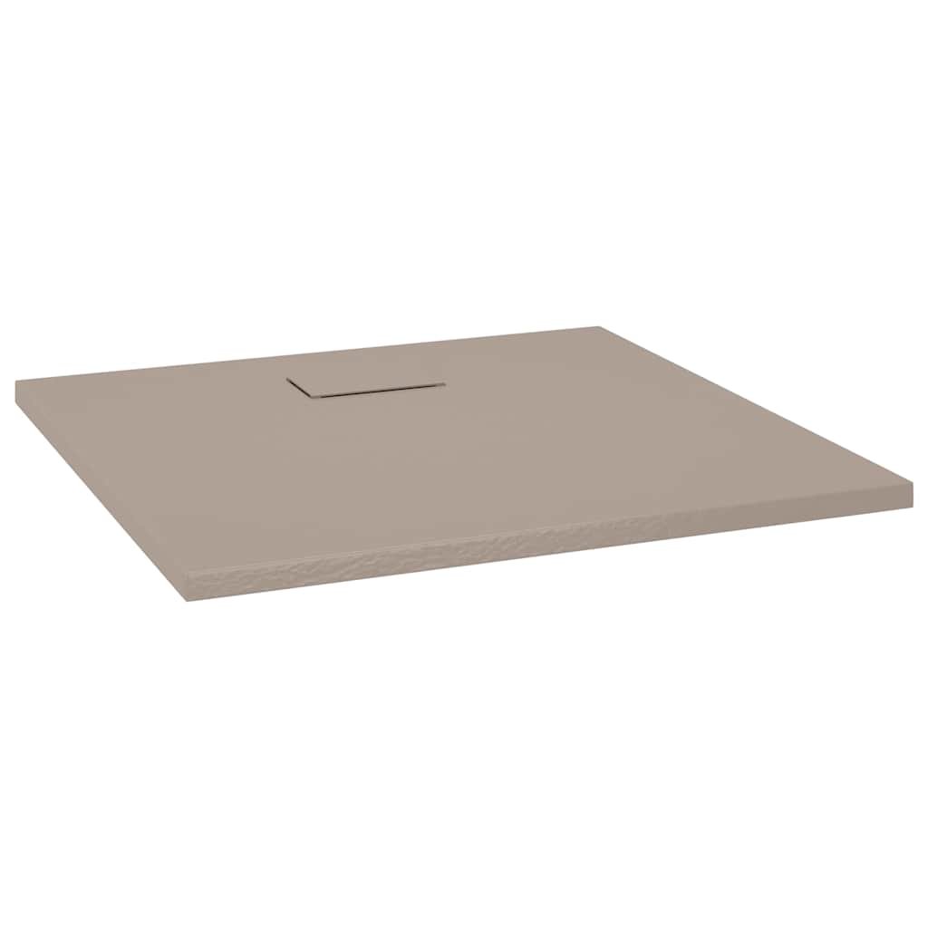vidaXL Duschkar SMC brun 90x80 cm