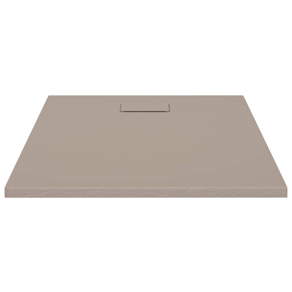 vidaXL Duschkar SMC brun 100x80 cm