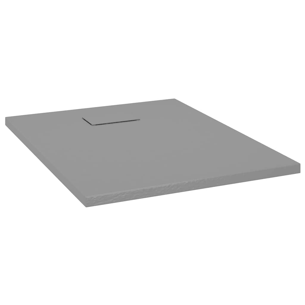 vidaXL Duschkar SMC grå 90x70 cm