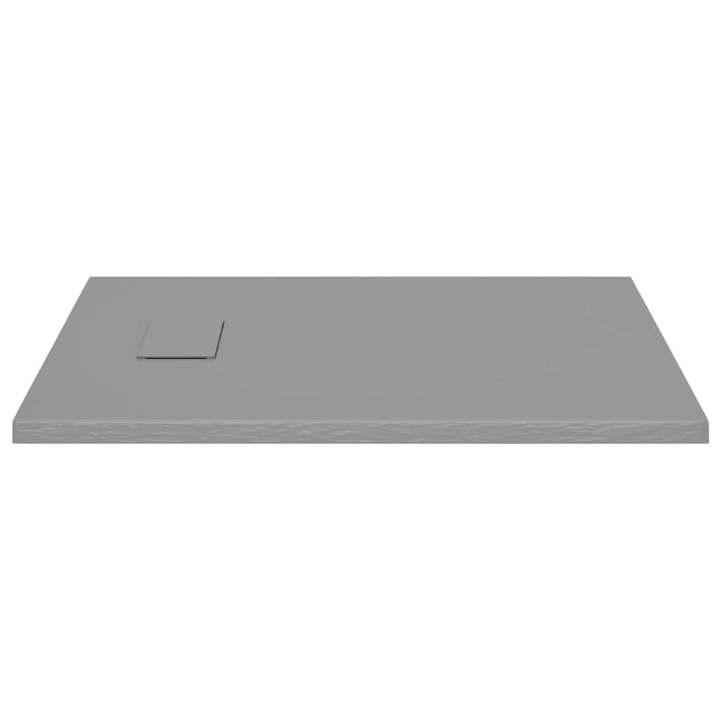 vidaXL Duschkar SMC grå 90x70 cm