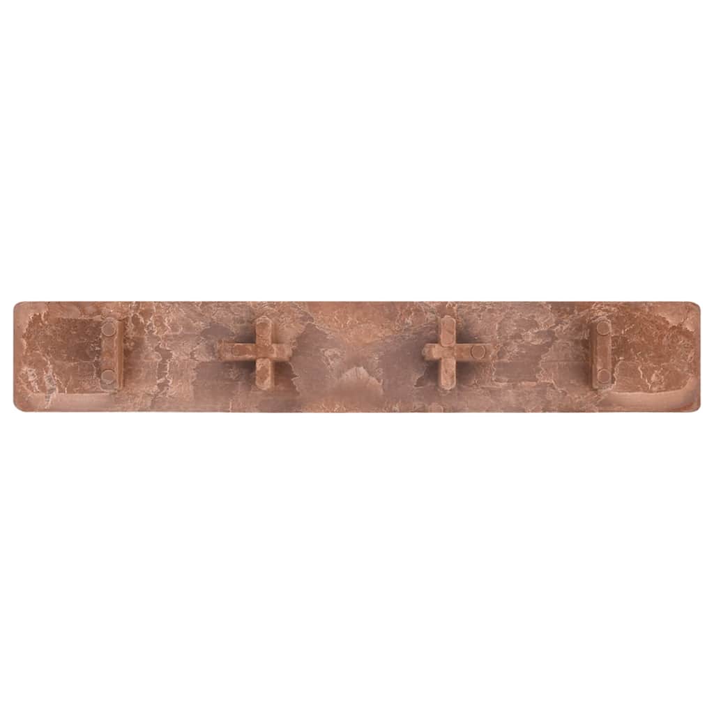 vidaXL Kantlist 10 st brun plast