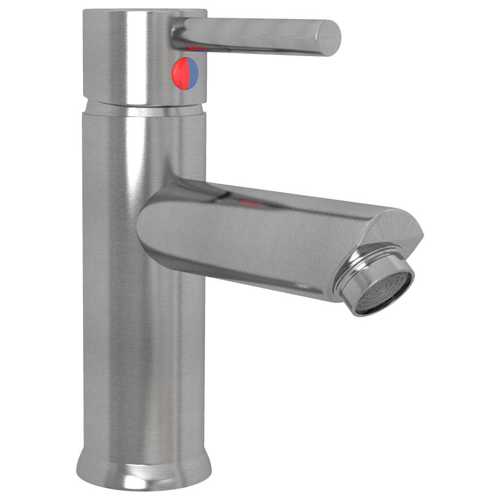 vidaXL Badrumsblandare silver 130x176 mm