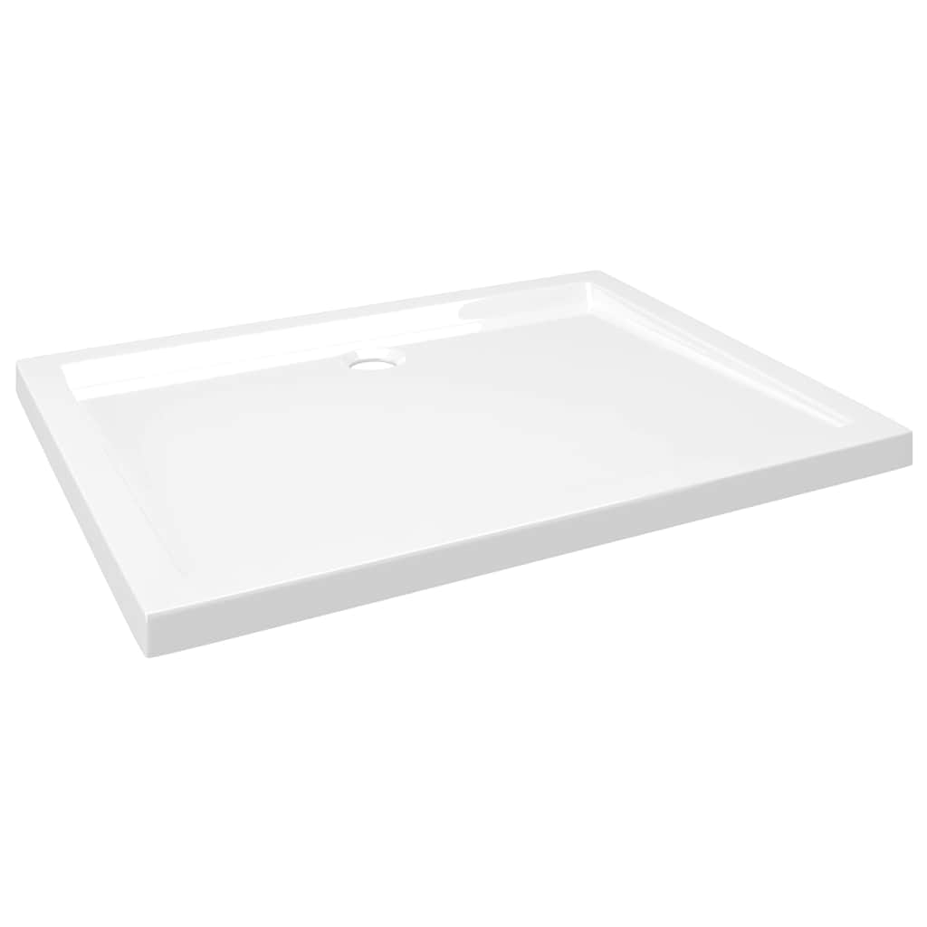 vidaXL Duschkar rektangulärt ABS 70x90 cm